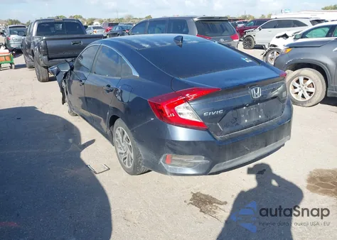 2018 Honda Civic Ex z USA, uszkodzony, nr VIN 2HGFC2F74JH509895